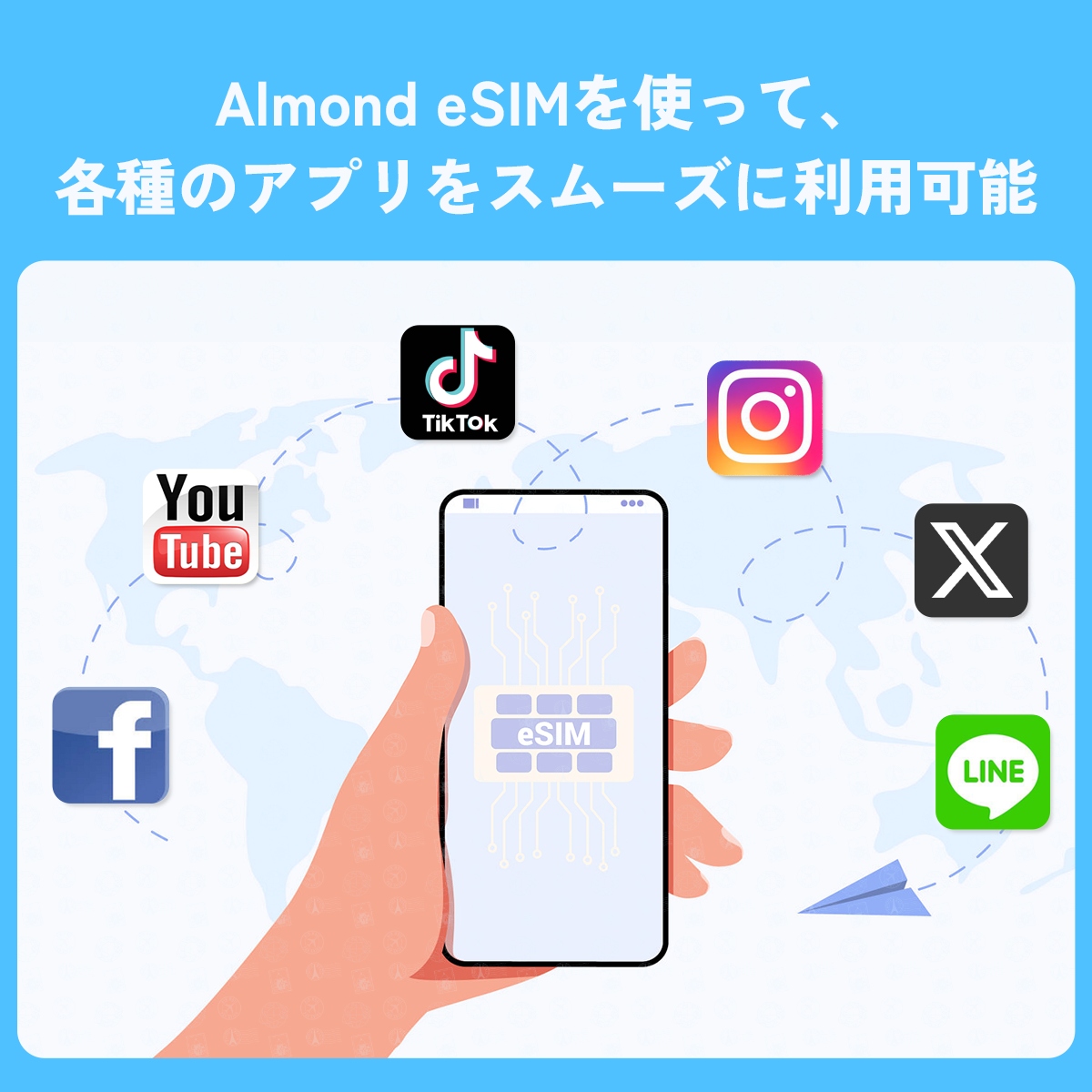 ラテンアメリカ11か国eSIM images